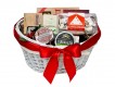 Snowy Christmas Afternoon Duo Gift Basket Presented