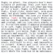 Rugby Mug Words