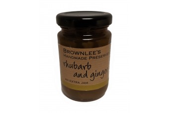 Brownlees Co. Armagh Preserves Rhubarb and Ginger Jam 110g