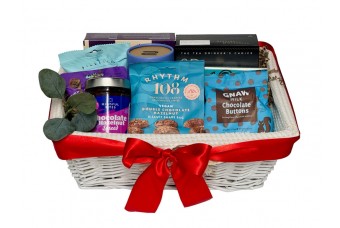 Christmas Gluten Free Larder Gift Basket Presented