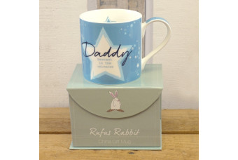 Daddy China Gift Mug by Rufus Rabbit