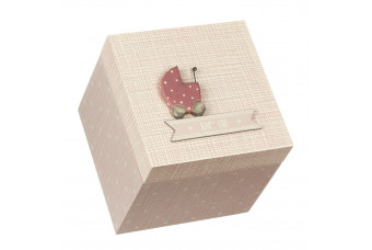 East Of India Baby Girl Keepsake Box