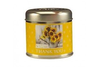 Thank You Tin Candle By Wax Lyrical