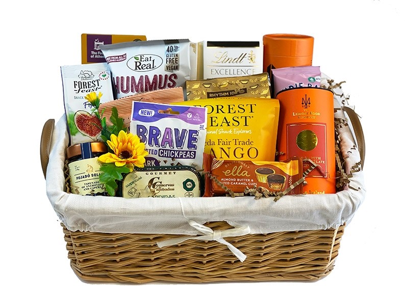 Balanced Health Gift Basket in the basket