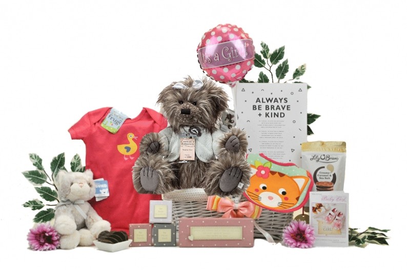 Collectible Baby Girl Gift Basket