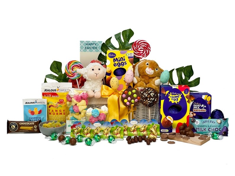 Easter Bunny Basket for 2 Children 