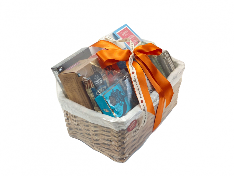 Mothers Day Celebration Gift Basket packed