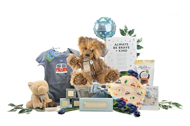 Collectible Baby Boy Gift Basket