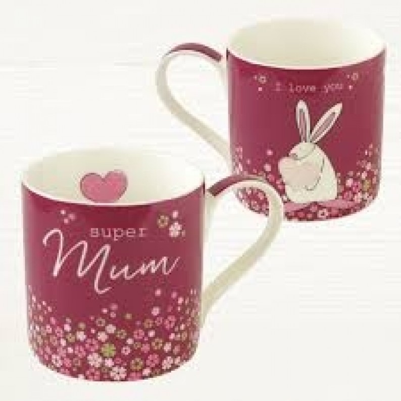 Rufus Rabbit Super Mum Mug