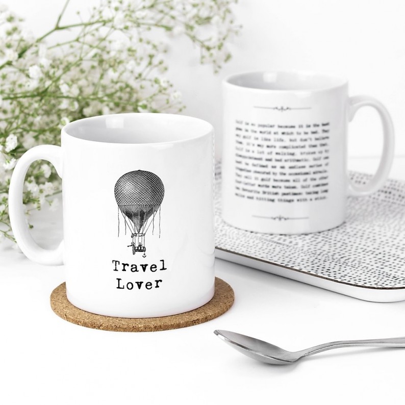 Travel Lover Gift Mug by Coulson Macleod