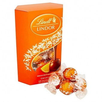 Lindt Lindor Chocolate Orange Truffles Box 200g