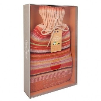 Fragranced Hot Water Bottle and Knitted Cover from Aroma Home