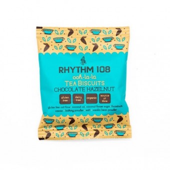 Rhythm 108 Ooh-la-la Tea Biscuits Double Choco Hazelnut 24g