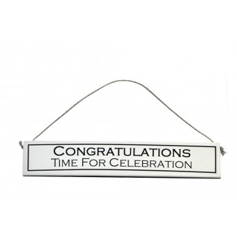 Decorative Wooden sign "Congratulations" Themed