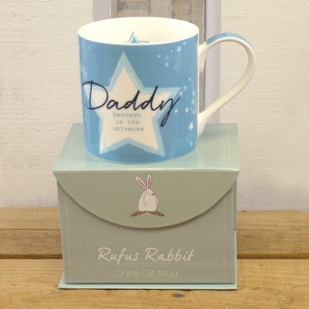Daddy China Gift Mug by Rufus Rabbit