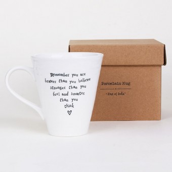 "You Are Braver Than You Think" Porcelain Mug