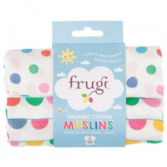 Muslins Twin Pack for Baby Girl by Frugi Organics