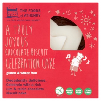 Chocolate Biscuit Celebration Cake (Gluten Free) 800g