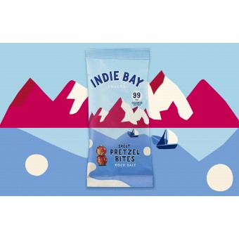 Indie Bay Spelt with Rock Salt Pretzel Bites 26g