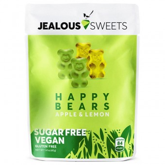 Jealous Vegan Sweets 'Happy Bears' Apple & Lemon 40g