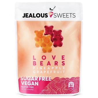 Jealous Vegan Sweets Sugar Free 'Love Bears' 40g