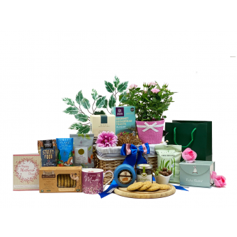 Mothers Day Flowers and Savoury Gift Basket