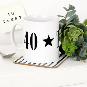 Monochrome Milestone Birthday Mug
