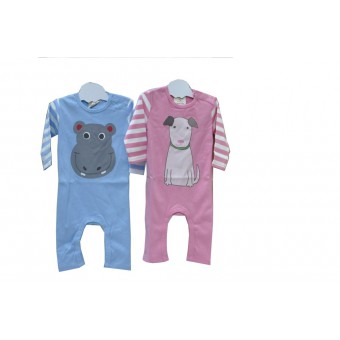 Pink Romper Suit by Frugi 3-6m