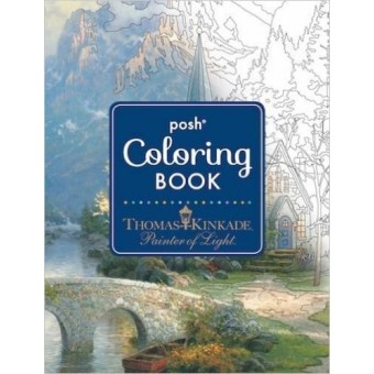 Artist Thomas Kinkade Colouring Book