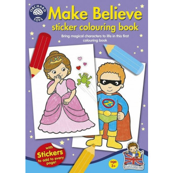 Orchard Toys "Make Believe" Sticker Colouring Book