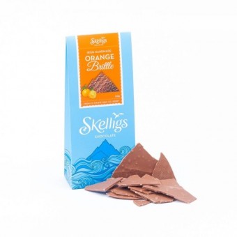 Skelligs Milk Chocolate Orange Brittle  150g