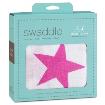 Aden + Anais Twinkle Pink Swaddle